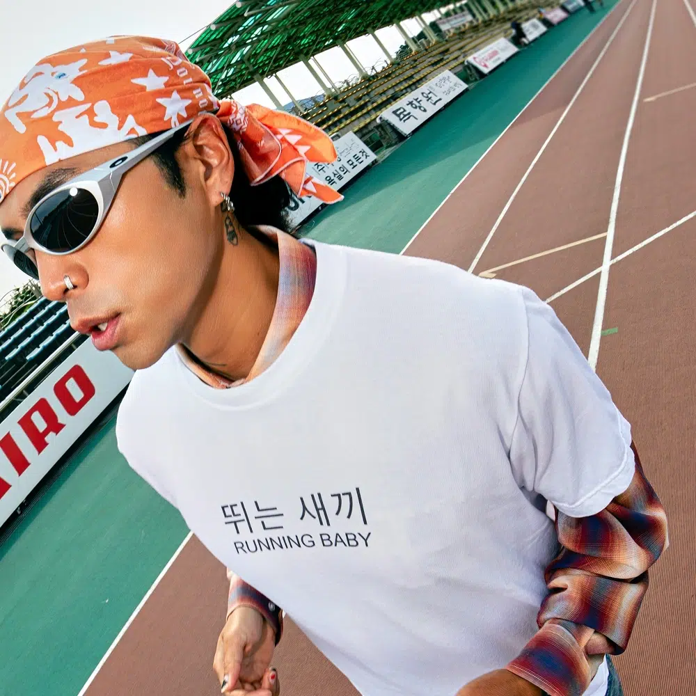 running baby